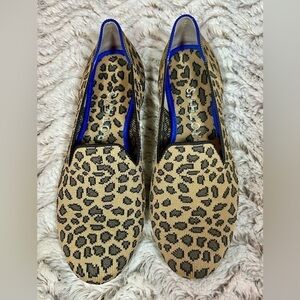 Rothy's The Loafer Spotted Leopard Print  Round Toe Slip On 
Women’s Size 7.5
